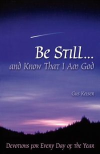 Couverture_Be Still...And Know That I Am God