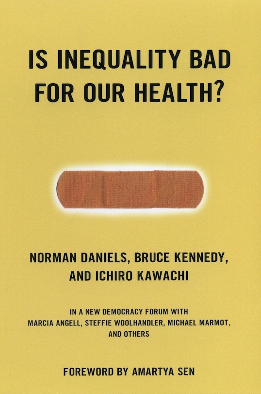 Front cover_Is Inequality Bad For Our Health?