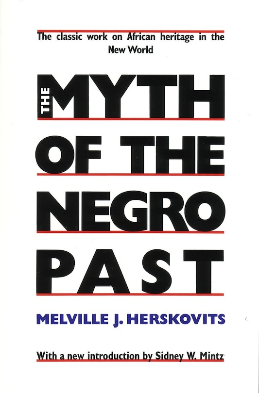 Couverture_The Myth of the Negro Past