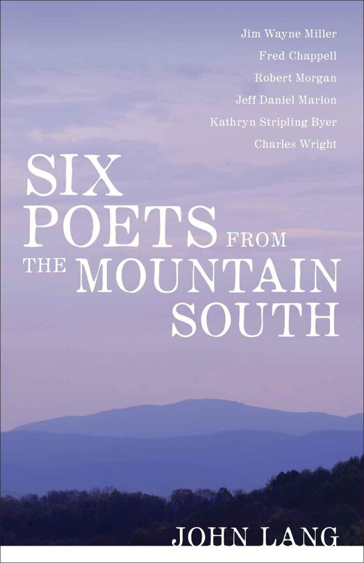 Front cover_Six Poets from the Mountain South