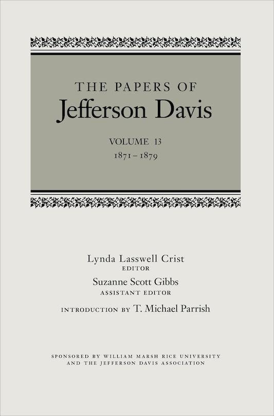 Couverture_The Papers of Jefferson Davis