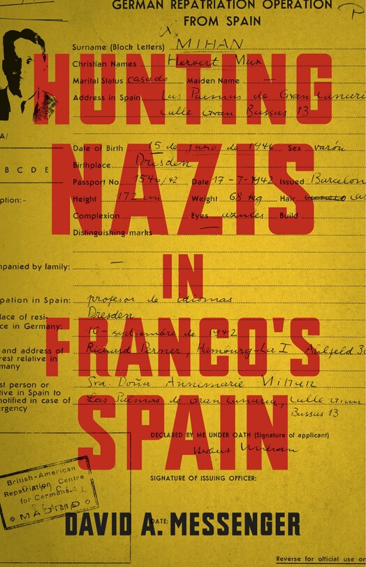 Couverture_Hunting Nazis In Franco's Spain