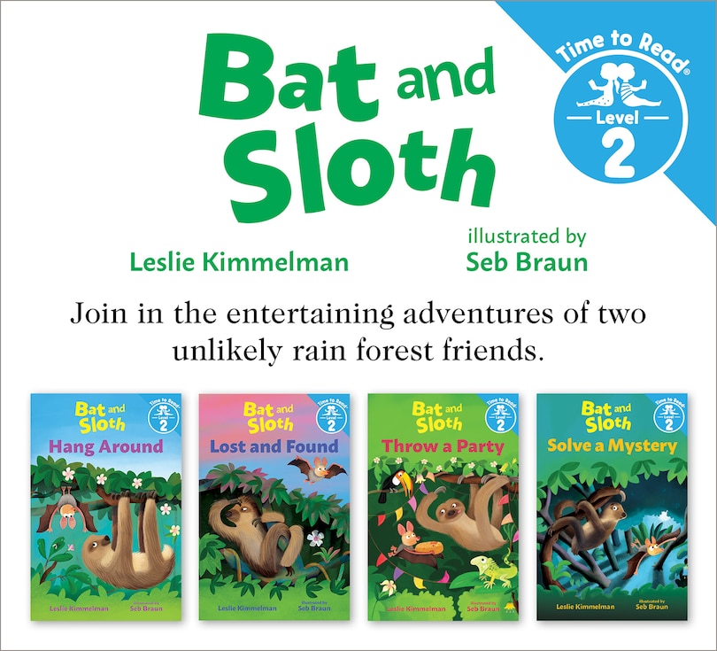 Couverture_Bat And Sloth Set #1 (bat And Sloth: Time To Read, Level 2)