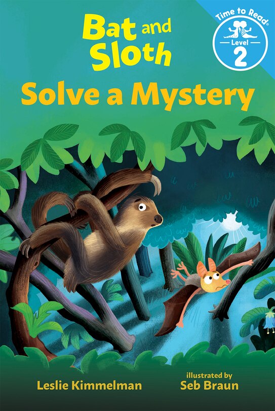 Couverture_Bat And Sloth Solve A Mystery (bat And Sloth: Time To Read, Level 2)