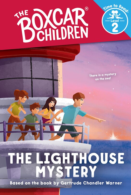 Front cover_The Lighthouse Mystery (The Boxcar Children: Time to Read, Level 2)