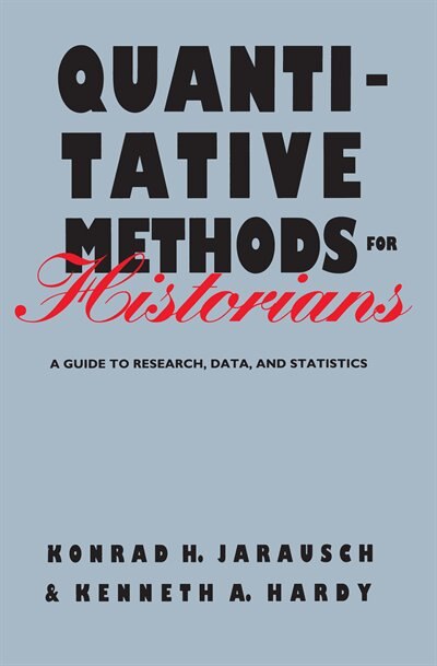 Front cover_Quantitative Methods For Historians