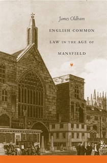 Front cover_English Common Law In The Age Of Mansfield
