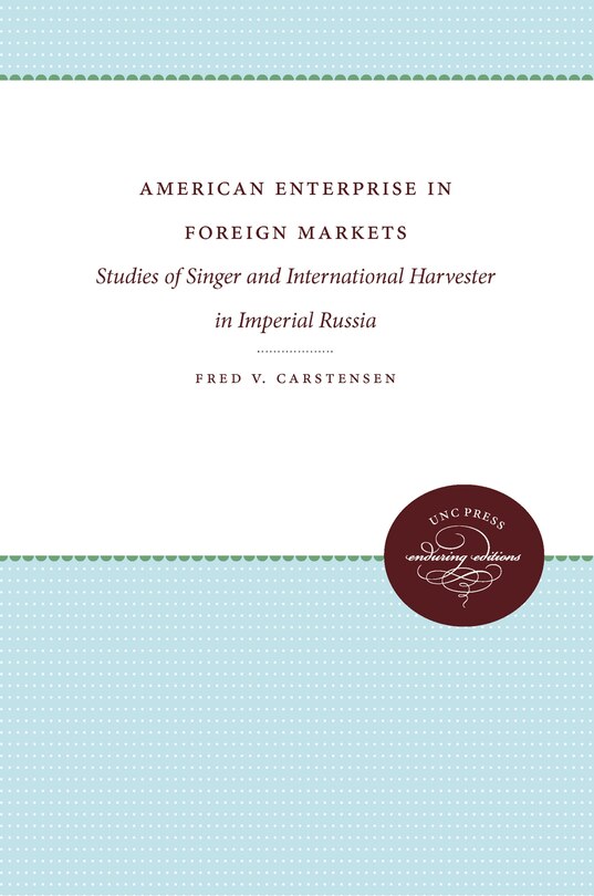 Couverture_American Enterprise In Foreign Markets
