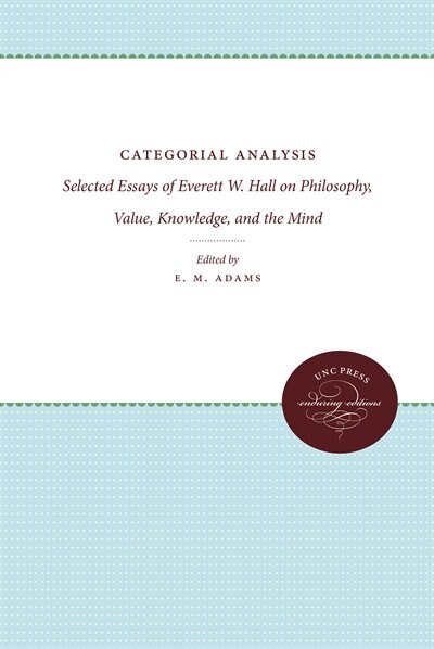Front cover_Categorial Analysis