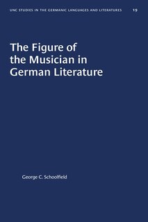 Front cover_The Figure of the Musician in German Literature