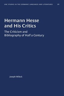 Front cover_Hermann Hesse And His Critics