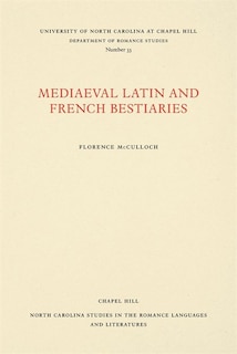 Front cover_Medieval Latin And French Bestiaries