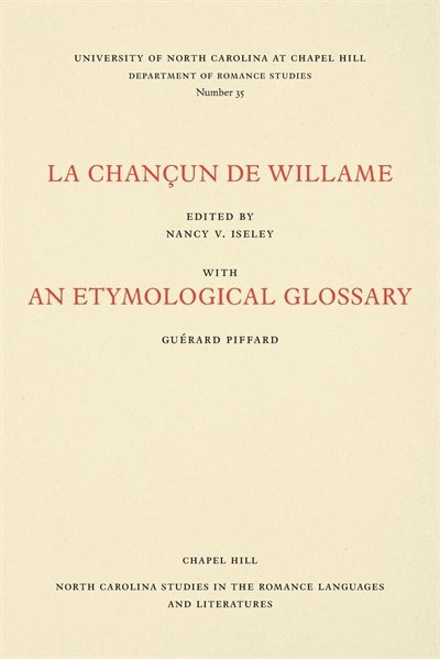 Couverture_La Chan�un de Willame