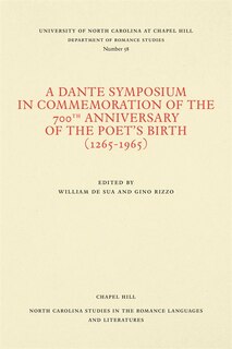 Couverture_A Dante Symposium in Commemoration of the 700th Anniversary of the Poet's Birth (1265-1965)