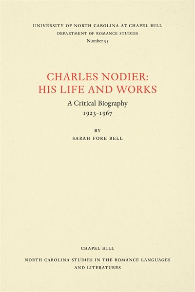 Front cover_Charles Nodier
