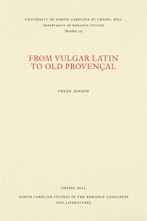 Couverture_From Vulgar Latin to Old Proven�al