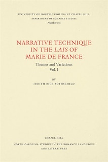 Front cover_Narrative Technique In The Lais Of Marie De France