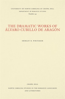 Couverture_The Dramatic Works of &Aacute;lvaro Cubillo de Arag&oacute;n