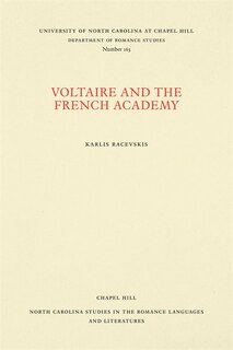 Couverture_Voltaire and the French Academy