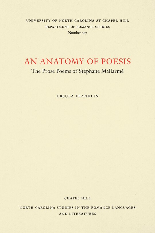 Front cover_An Anatomy of Poesis