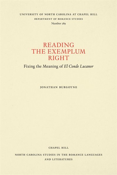 Front cover_Reading The Exemplum Right