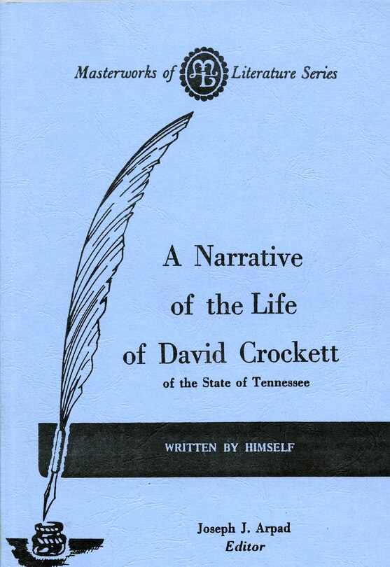 Couverture_Narrative Of The Life Of David Crockett Of The State Of Tennessee