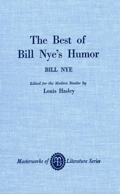 Couverture_The Best of Bill Nye's Humor