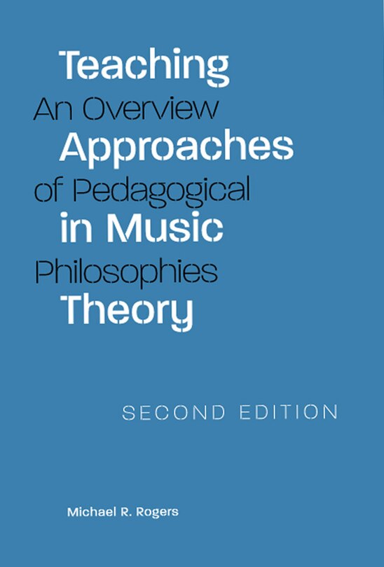 Front cover_Teaching Approaches In Music Theory, Second Edition