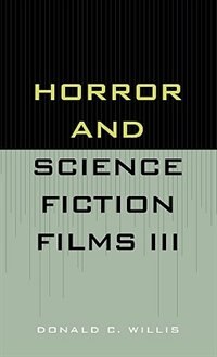 Front cover_Horror And Science Fiction Films Iii (1981-1983)
