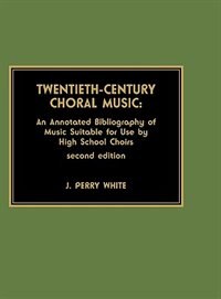 Couverture_Twentieth-Century Choral Music