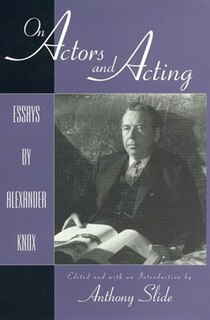 Couverture_On Actors and Acting