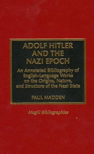 Front cover_Adolf Hitler and the Nazi Epoch