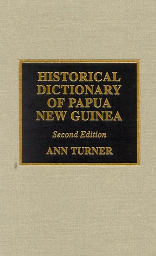 Couverture_Historical Dictionary of Papua New Guinea