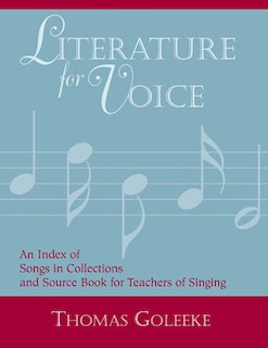 Front cover_Literature for Voice