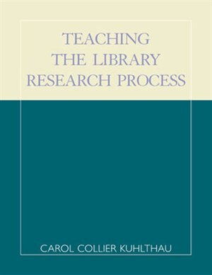 Couverture_Teaching the Library Research Process