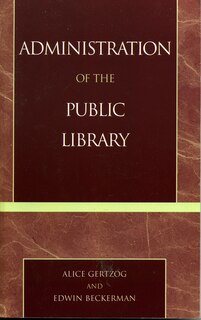 Front cover_Administration of the Public Library