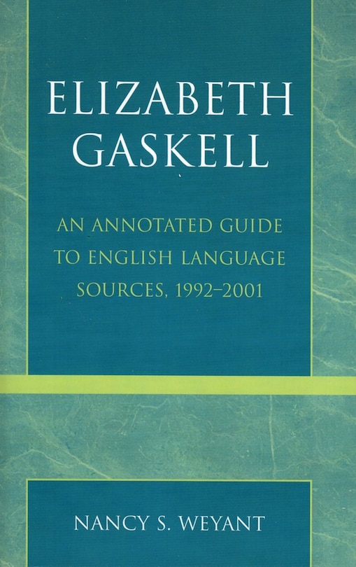 Couverture_Elizabeth Gaskell