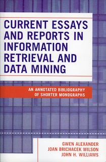 Front cover_Current Essays and Reports in Information Retrieval and Data Mining