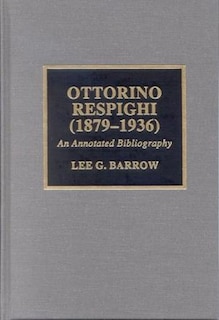 Couverture_Ottorino Respighi (1879-1936)