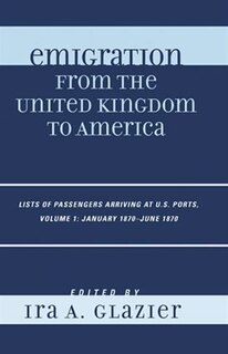 Front cover_Emigration from the United Kingdom to America