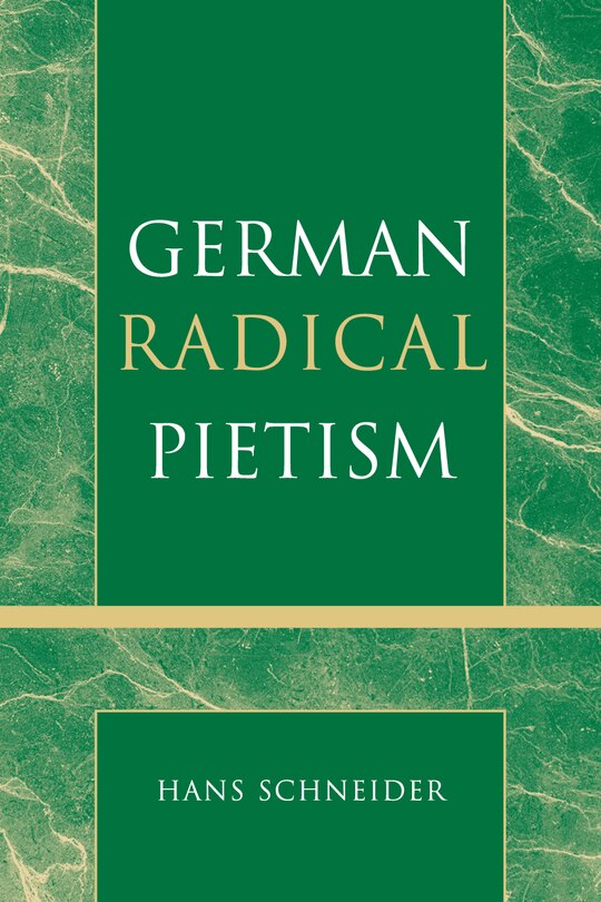 Front cover_German Radical Pietism