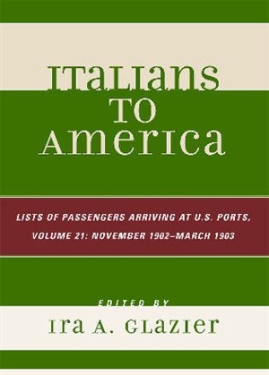 Couverture_Italians to America, November 1902 - March 1903