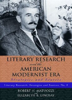 Couverture_Literary Research and the American Modernist Era