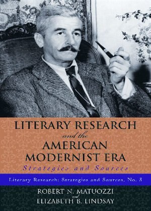 Couverture_Literary Research and the American Modernist Era