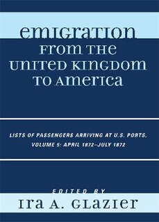Front cover_Emigration from the United Kingdom to America