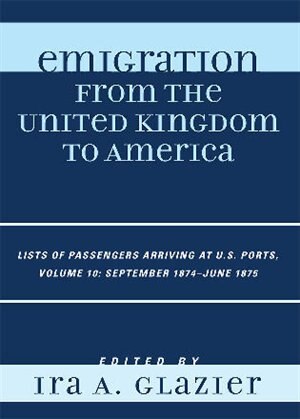 Front cover_Emigration from the United Kingdom to America