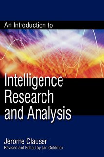 Couverture_An Introduction to Intelligence Research and Analysis