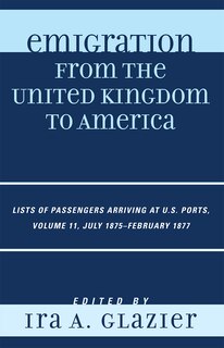 Front cover_Emigration from the United Kingdom to America