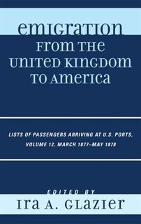 Front cover_Emigration from the United Kingdom to America