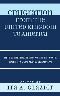 Front cover_Emigration from the United Kingdom to America